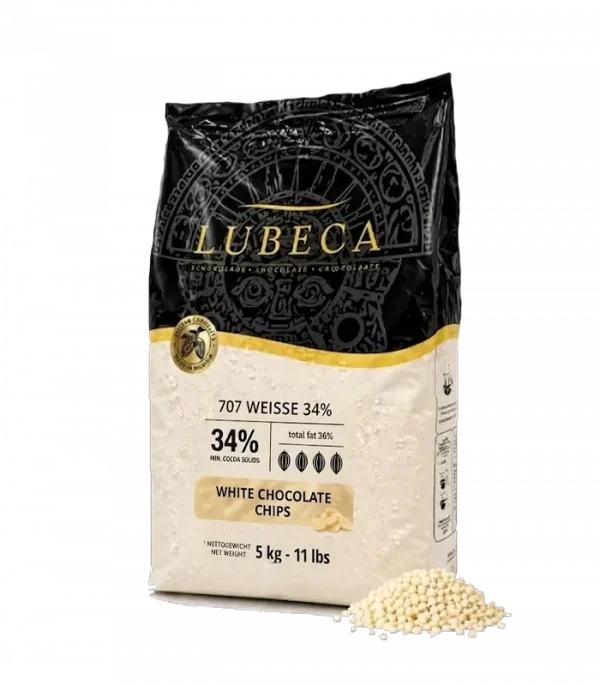 Білий шоколад Lubeca Weisse 34%