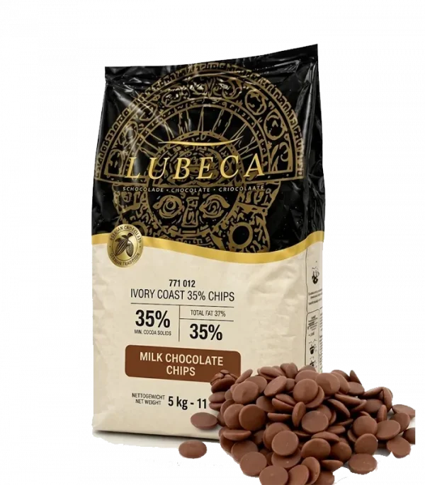 Молочний шоколад Lubeca Ivory Coast 35% (Німеччина)