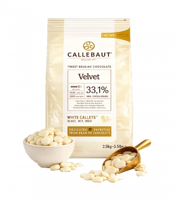Шоколад Callebaut Velvet 33,1% білий купити
