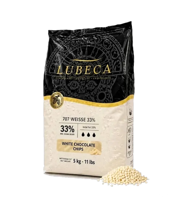Білий шоколад Lubeca 33% у дропсах купити