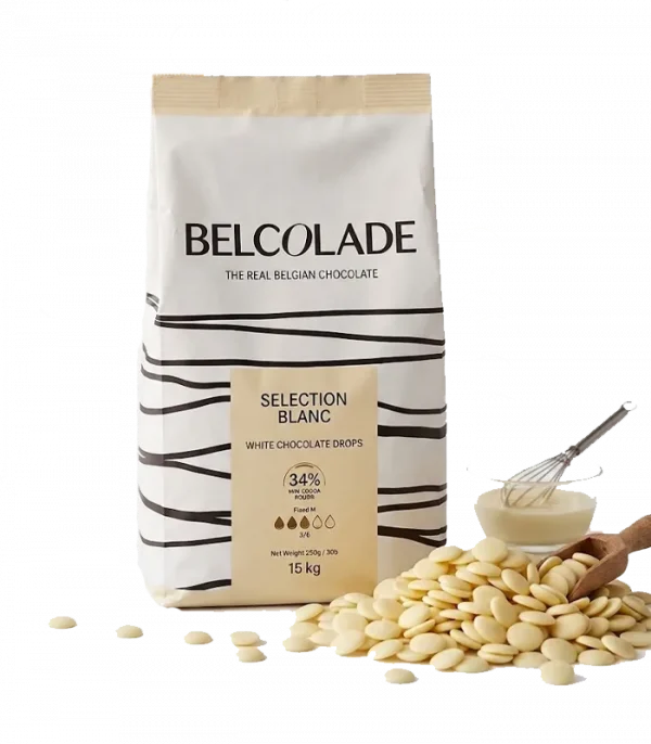 Білий шоколад Belcolade Blanc Selection 30%,