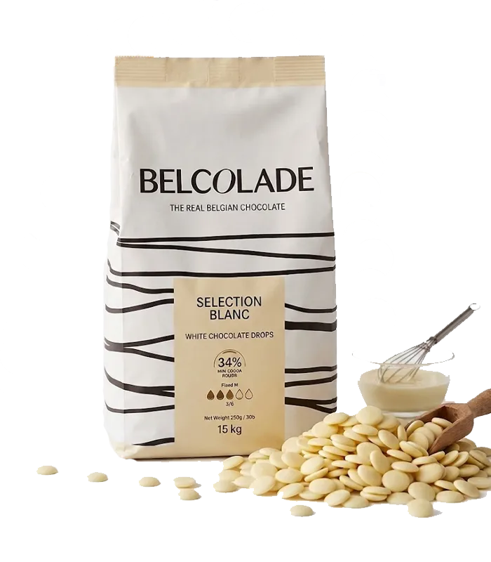 Білий шоколад Belcolade Blanc Selection 30%,