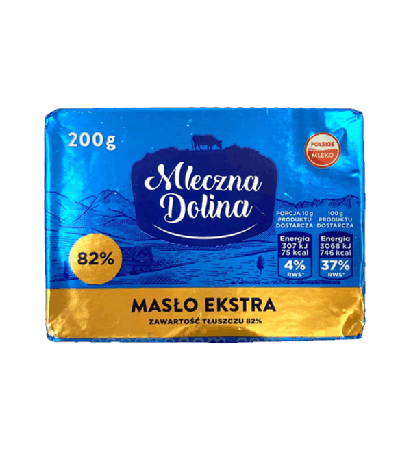 Масло вершкове 82% Mlechna Dolina 200 г