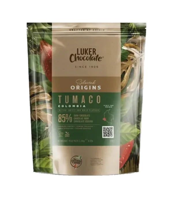 Luker Chocolate TUMACO 85% натуральний чорний шоколад (кувертюр)