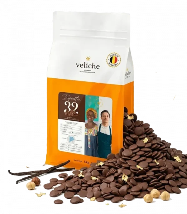 Молочний шоколад Veliche Gourmet Inspiration 32% у калетах (Бельгія)