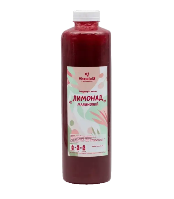 Концентрат малина с мятой VitaminiЯ 1200мл