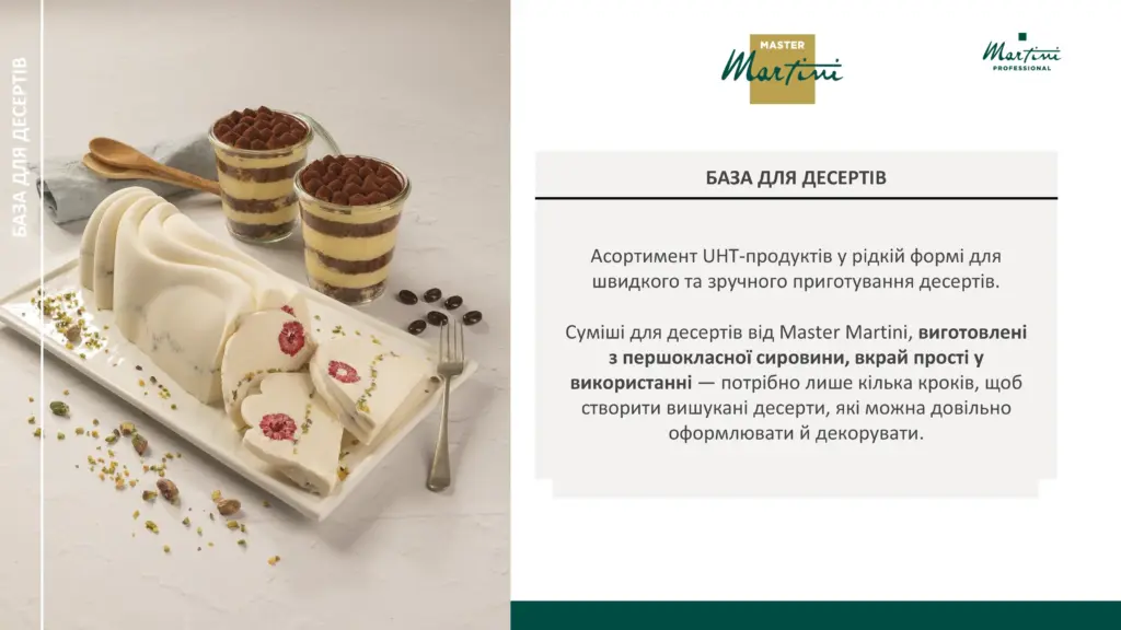Крем десерт Шоколад 1л Master Martini