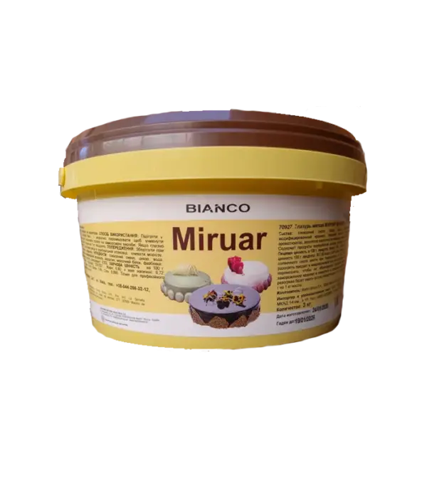 Міруар білий Miruar BIANCO (дзеркальна глазур), Cresco
