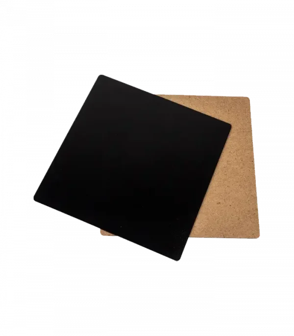 Підкладка під торт квадратна чорна ДВП