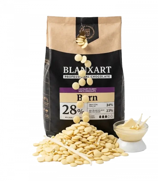 Білий шоколад Blanxart Born 28% у калетах (Барселона) Іспанія