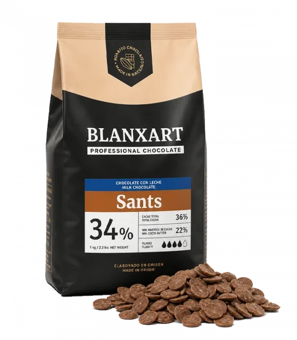 Молочний шоколад Blanxart Sants 34% (Іспанія), 1 кг