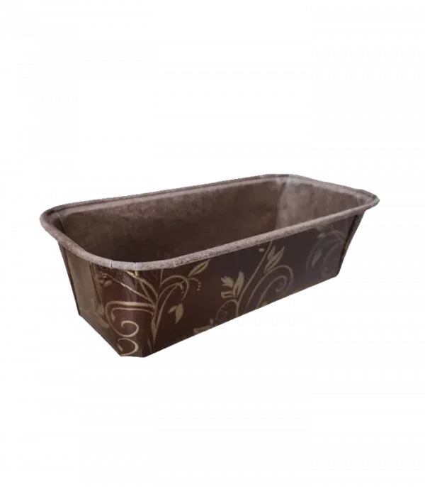 Паперова форма для випічки (Plumpy) Коричнево-золоті, 158*54*50мм