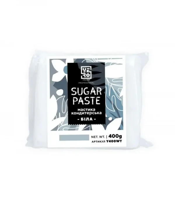 Мастика кондитерська Біла Yero colors 400г