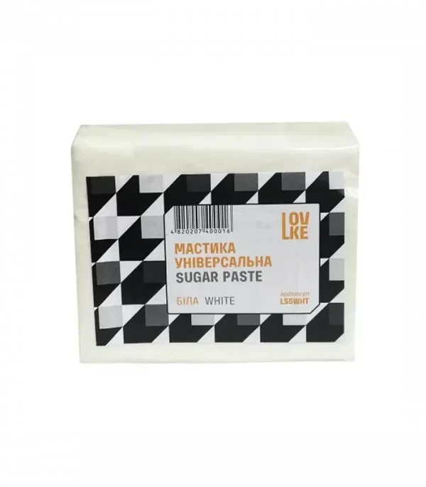 Мастика кондитерська універсальна LOVKE Біла 500г