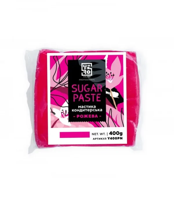 Мастика кондитерська Рожева Yero colors 400г