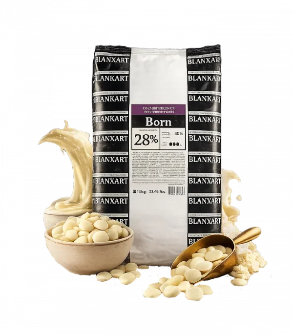 Шоколад білий Born Blanxart 28% (12кг)