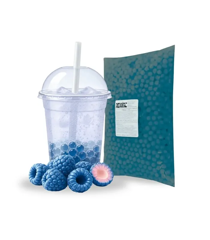 Bubble tea Кульки Боба Блакитна малина ТМ Лемікс