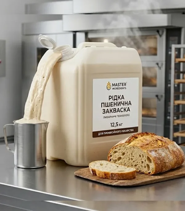 Рідка пшенична закваска Master Ingredients (Мастер Інгредієнс), каністра 12,5 кг