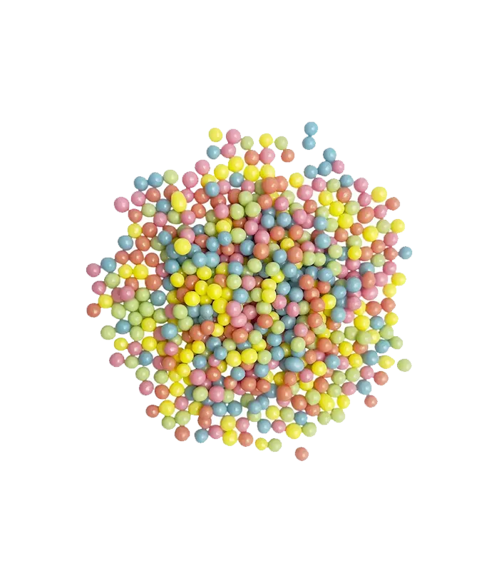 Рисові кульки в білому шоколаді кольорові Сладо