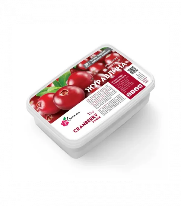 Журавлина пюре заморожене ТМ YaGurman 1кг