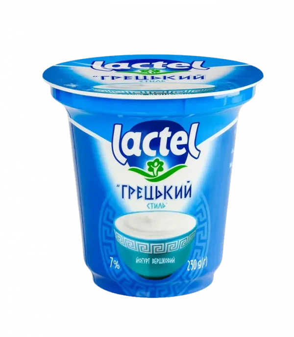 Грецький йогурт Лактель (Lactel) 7% 500г