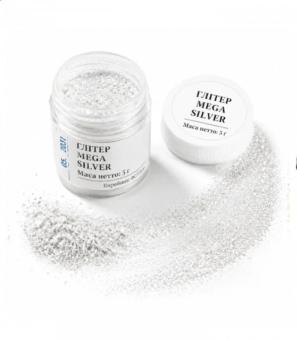 Глітер Mega Silver NEW,5г